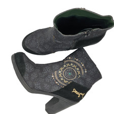 Desigual Damen Stiefeletten Grau 39
