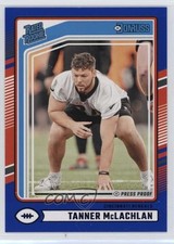 2024 Panini Donruss Rated Rookie Blue Press Proof Tanner McLachlan #324 1eh5