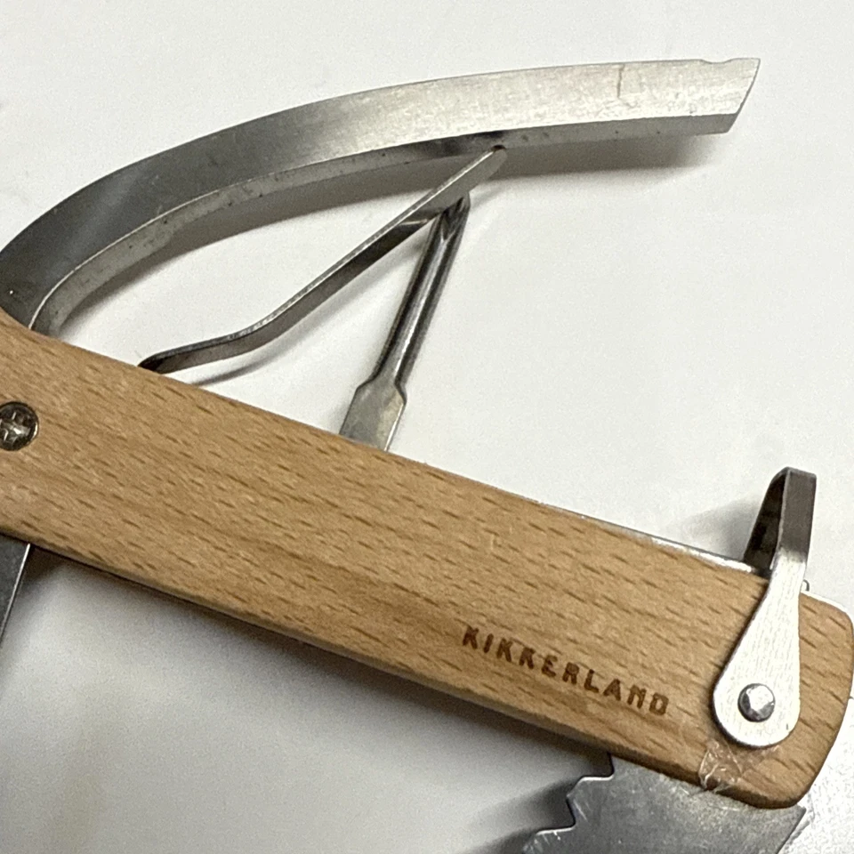 Multiherramienta Kikkerland - Mango de madera y 10 herramientas... ¡Ver fotos! Foto 4 de 4