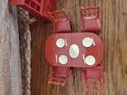 Vintage Lot Marx Doll House Plastic Dining Room Table/Chairs Hutch Buffet Candle — photo 7