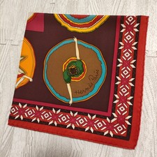 HERMES Carre 90 Belles du Mexique Silk Scarf Virginie Jaminno box US duty free