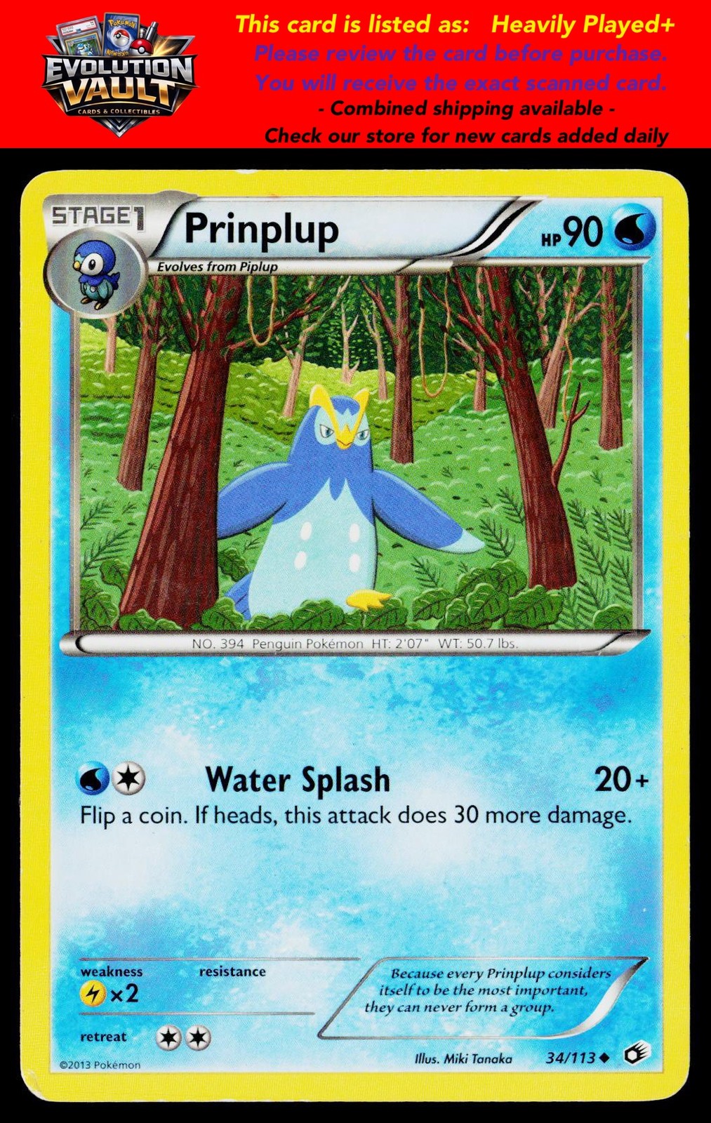 Legendary Treasures #34/113 Prinplup