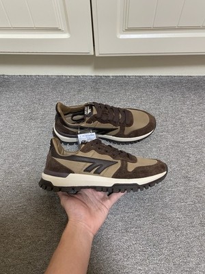 Hi-Tec Bronx Brown Coffee Trainers Shoes BNWOB Size 8uk Men s 42eu Samples Rare