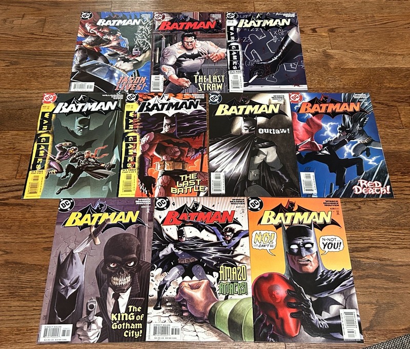 Batman lot(10) #629-638 : DC comics, in Very Good-Fine condition