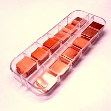 Copper Pad Shim Thermal Kit Heatsink C1100 with Glue 100pcs 12 Sizes 15mm