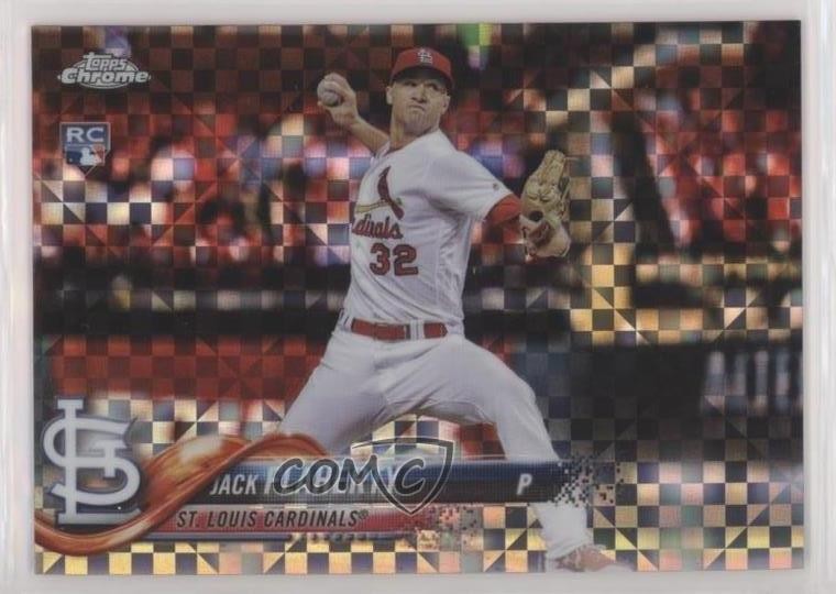 2018 Topps Chrome X-Fractor Jack Flaherty #4 3p9