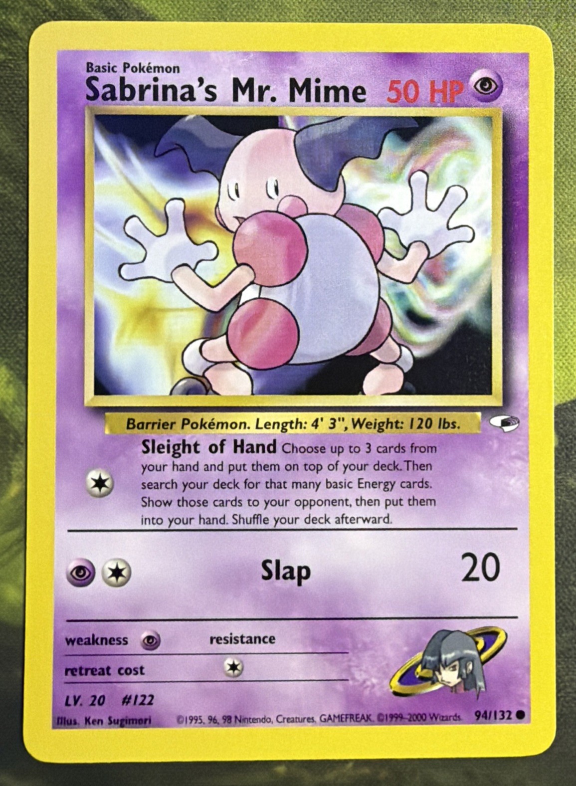 Sabrina’s Mr. Mime 94/132 - Gym Heroes - Near Mint