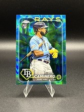 2024 Topps Chrome - Junior Caminero Blue Green Lava Lamp Refractor /125 (RC)