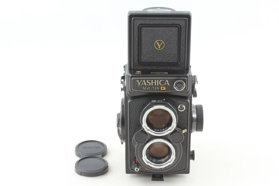 Cámara fotográfica Meter Works [N COMO NUEVA] Yashica Mat 124G 6x6 TLR 80 mm f/3,5 lente JAPÓN Foto 3 de 4