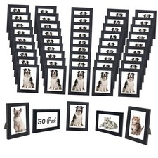 Set of 50 Picture Frame Bulk Photo Frames Wall Mounting Simple Photo Frames