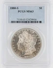 1880-S Morgan Silver Dollar PCGS MS63 S$1 San Francisco Minted No Reserve