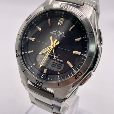 CASIO Wave Ceptor Solaruhr Herren Analog Digital Getestet Authentisch
