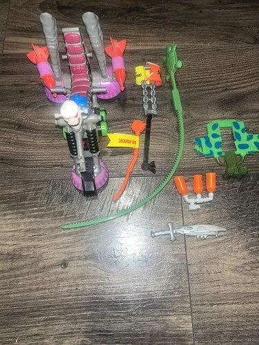 1990 Vintage TMNT Psycho Cycle Motorcycle & Accessories