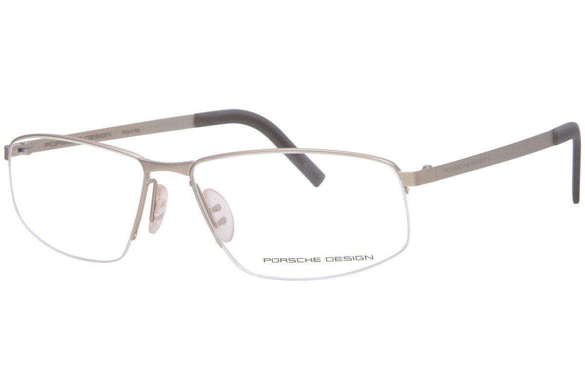 Porsche Design Eyeglasses P8284 P/8284 B Light Gold Half Rim