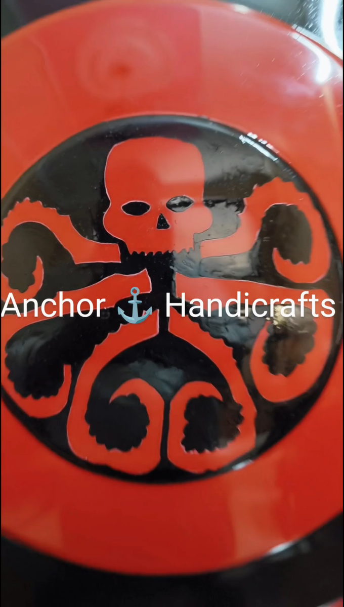 Captain America Hydra Shield Red Skull Hydra Shield Marvel