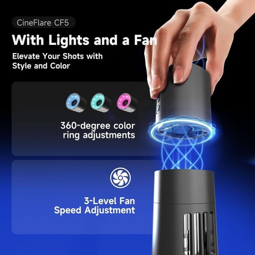 COLBOR CF5 Fog Smoke Machine 40W Foldable 60° W/ Remote Control for Photography - Picture 4 of 12