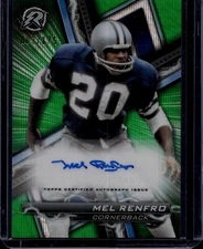 2024 Topps Composite Resurgence Football Mel Renfro #RA-MR Green Auto /175
