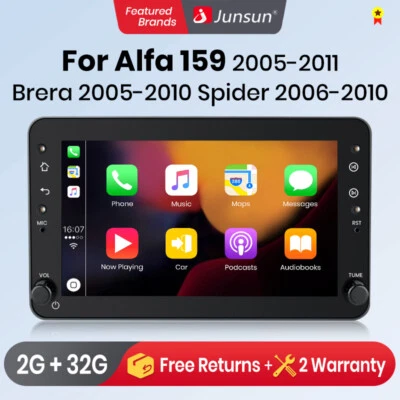 Für Alfa Romeo 159 Sportwagon Brera Spider 939 Carplay Android13 Autoradio GPS - Bild 1 von 4