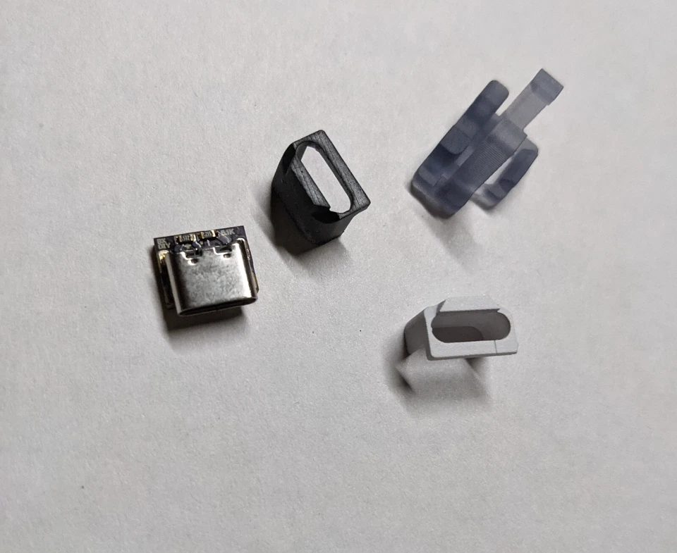 Nintendo 2DS XL  USB-C Replacement charge port w/ Jig+Bezels -DIY kit - Image 2 of 4