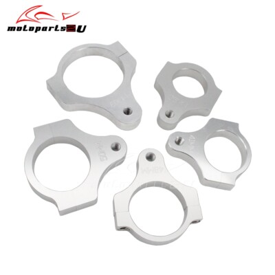 Motorcycle 43mm Diameter Steering Damper Fork Clamp Bracket Aluminum Alloy CNC E - Foto 9