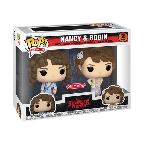 Funko POP! TV Stranger Things Nancy & Robin 2 Pack Target Exclusive New In Box