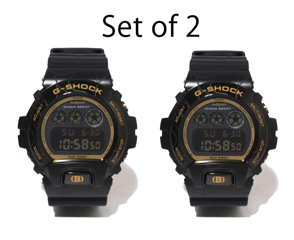 Bape g shock black sale