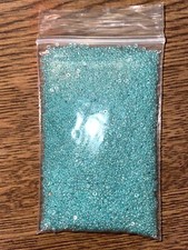 30 Grams Green/Aqua Ceylon Seed Beads 15/0 New