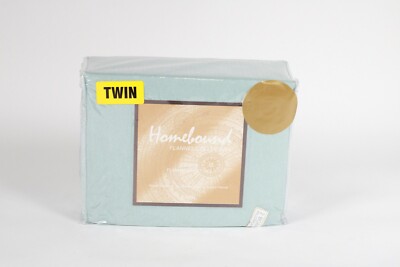 Handmade Flannel collection  Bed Sh Twin Sheet Set  3pc blue