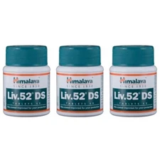 3 Bottles Himalaya Liv.er 52 DS For Liver Health Appetite & Growth
