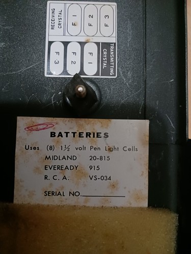 Radio cb Polmar Interceptor walkie talkie radiotrasmittente vintage anni 70' - Zdjęcie 2 z 9