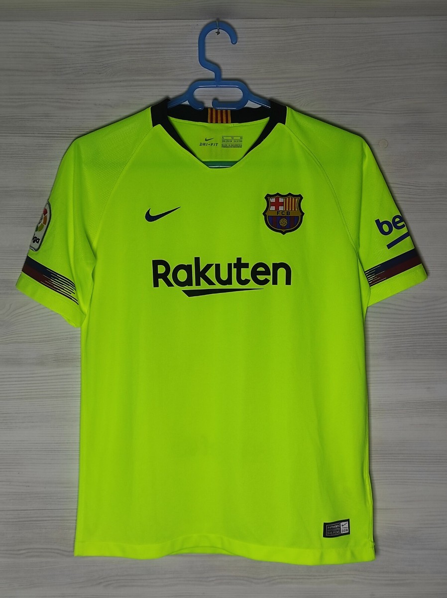 BARCELONA 2018-19 AWAY SHIRT NIKE 919236-703 JERSEY SOCCER SIZE