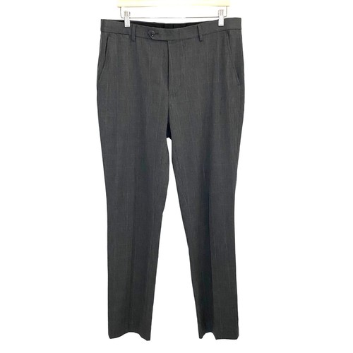 Ben Sherman Flat Front Slash Pocket Straight Leg Dress Pant Business Workwear 36
