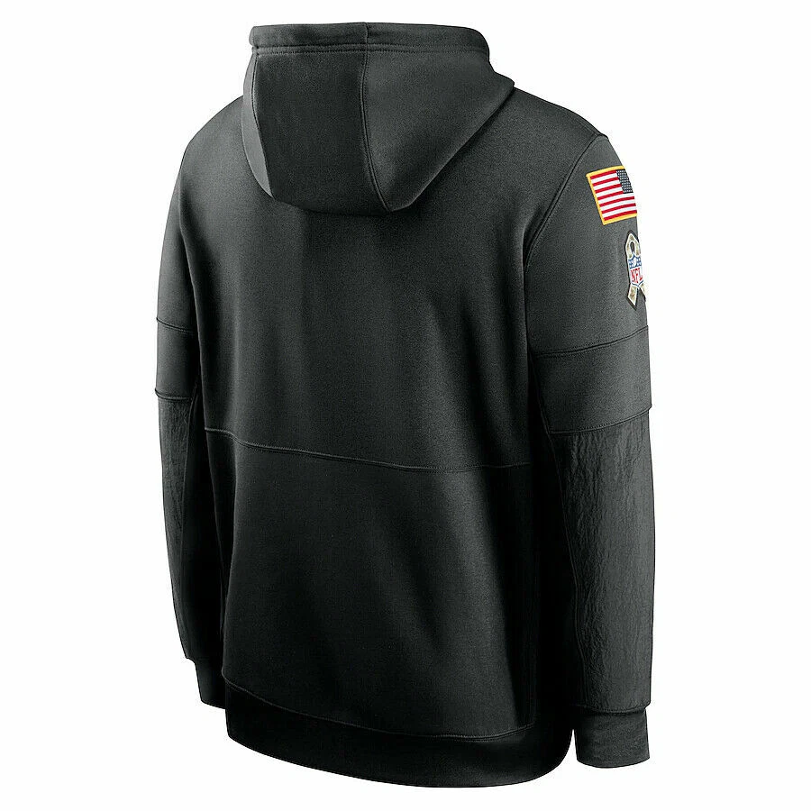 Men's new orleans saints 2018 cheap olive salute to service pullover hoodie