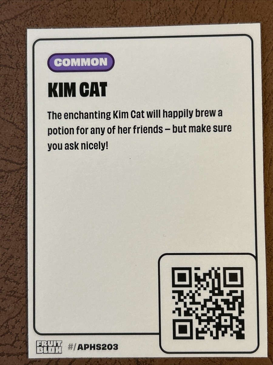 KIM CAT - APHMAU Season 2 Fruit Blox Trading Card TCG CCG VIDCON