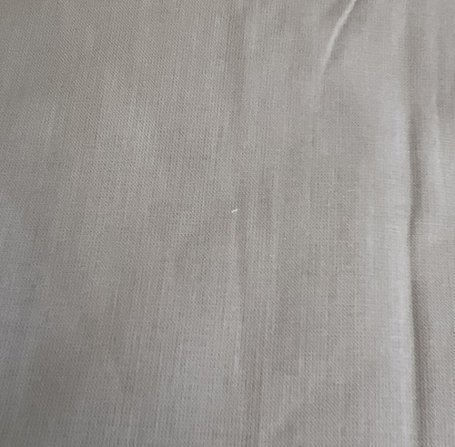 Remnant of 100% Cotton fabric mid grey 75cms x 54cms - Picture 2 of 2