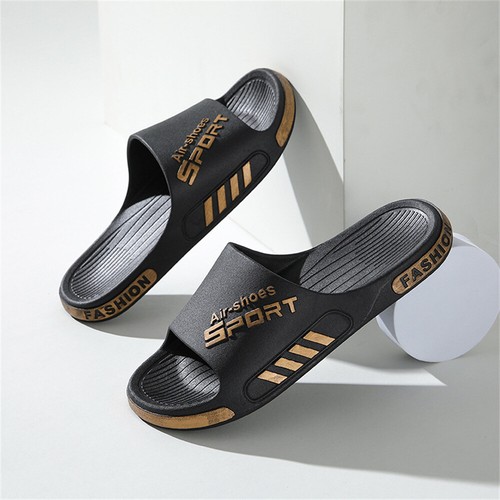 Herren Badelatschen Duschlatschen Badeschuhe Hauschuhe Pantoletten Sandalen - Bild 6 von 9