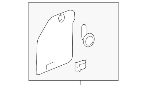 Cubierta del compartimento interior para Chevrolet Volt 2016-2019 (N/P 84168820)