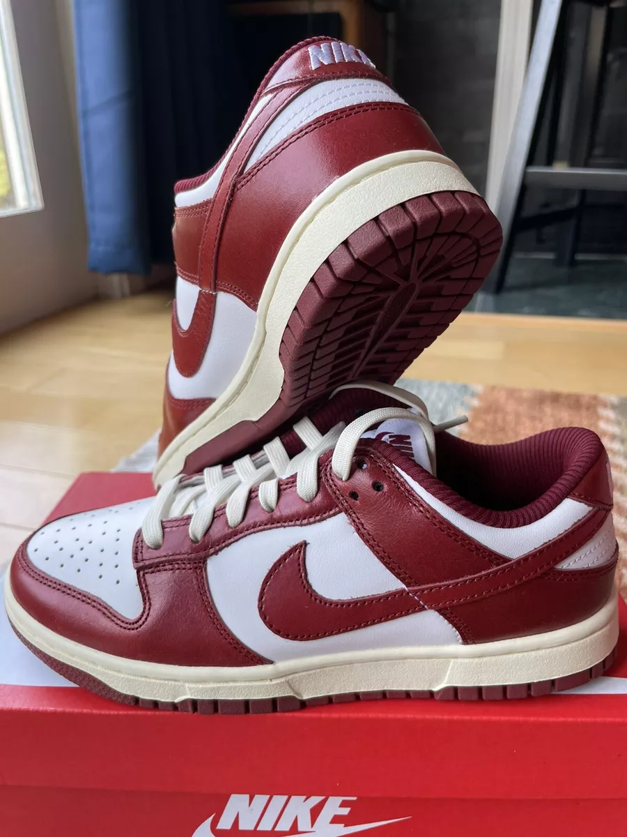Nike SB Dunk Low PRM Team Red White Womens 7 / Mens 5.5 | eBay