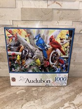 AUDUBON BACKYARD BIRDS 1000 PIECE JIGSAW PUZZLE