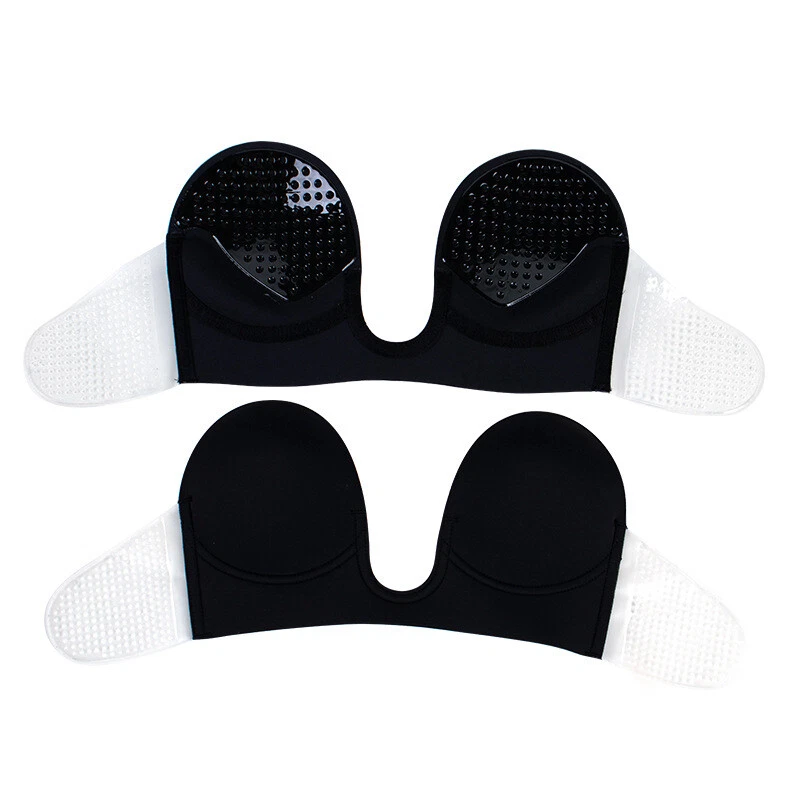 Sujetador Adhesivo Invisible Stick On Push Up Gel Sin Tirantes Espalda Silicona Foto 4 de 4