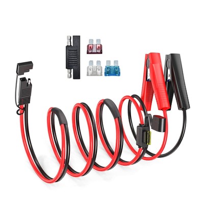 SAE to Alligator Clip12AWG SAE Connector Quick Disconnect Cable Battery Allig...