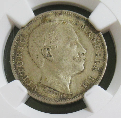 Italy: Vittorio Emanuele III Lira 1902-R MS64 NGC.