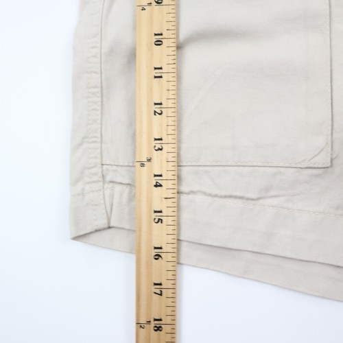 Uzzi 6" Cargo Shorts Men's 30 Light Beige Cotton Travel Outdoor Hike Safari NWT - Picture 6 of 8