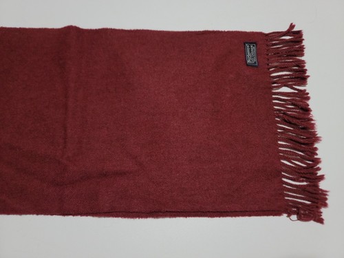 Burberry scarf authentic embroidered logo pure cashmere fabric - Picture 5 of 10