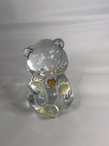 Fenton Bear Figurine Vintage Adorable Birthstone Amber Nice!!! | eBay