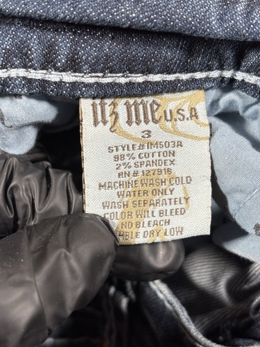 Its Me Jeans Womens 3 Blue Western Bootcut Super Low Rise Heavy Stitch 29x31” - Picture 7 of 17