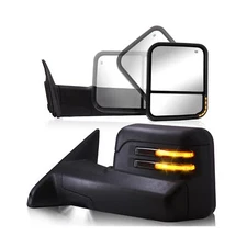 Towing Mirrors for 2009-2018 Dodge Ram 1500, 2010-2018 Dodge Ram 2500 3500,Ra...
