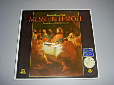 Johann Sebastian Bach Messe In H-Moll Telefunken SKH20 Stereo 3LP Box Set VG+ NM