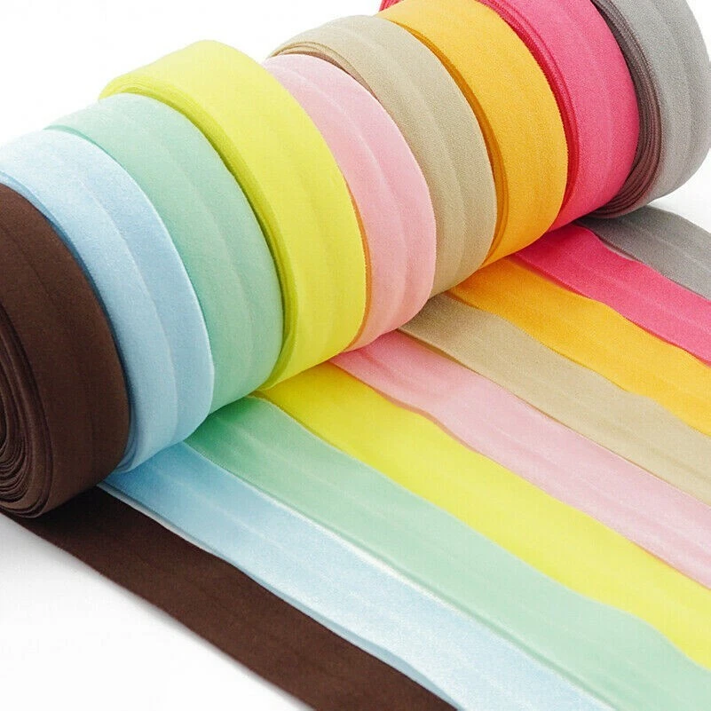 Wide Elastic Band Cord Flat Ribbon Stretch Rope Trim Sewing Edge