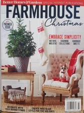 Better Homes & Gardens Farmhouse Christmas 2018 ideas crafts FREE SHIPPING CB